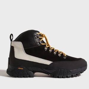 J. Linderberg Hiker High Boots in Black, Size 42 New in Box